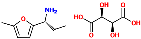 (image for) MC010379 (1R)-1-(5-Methyl-2-furyl)-1-propanamine, D-Tartaric acid